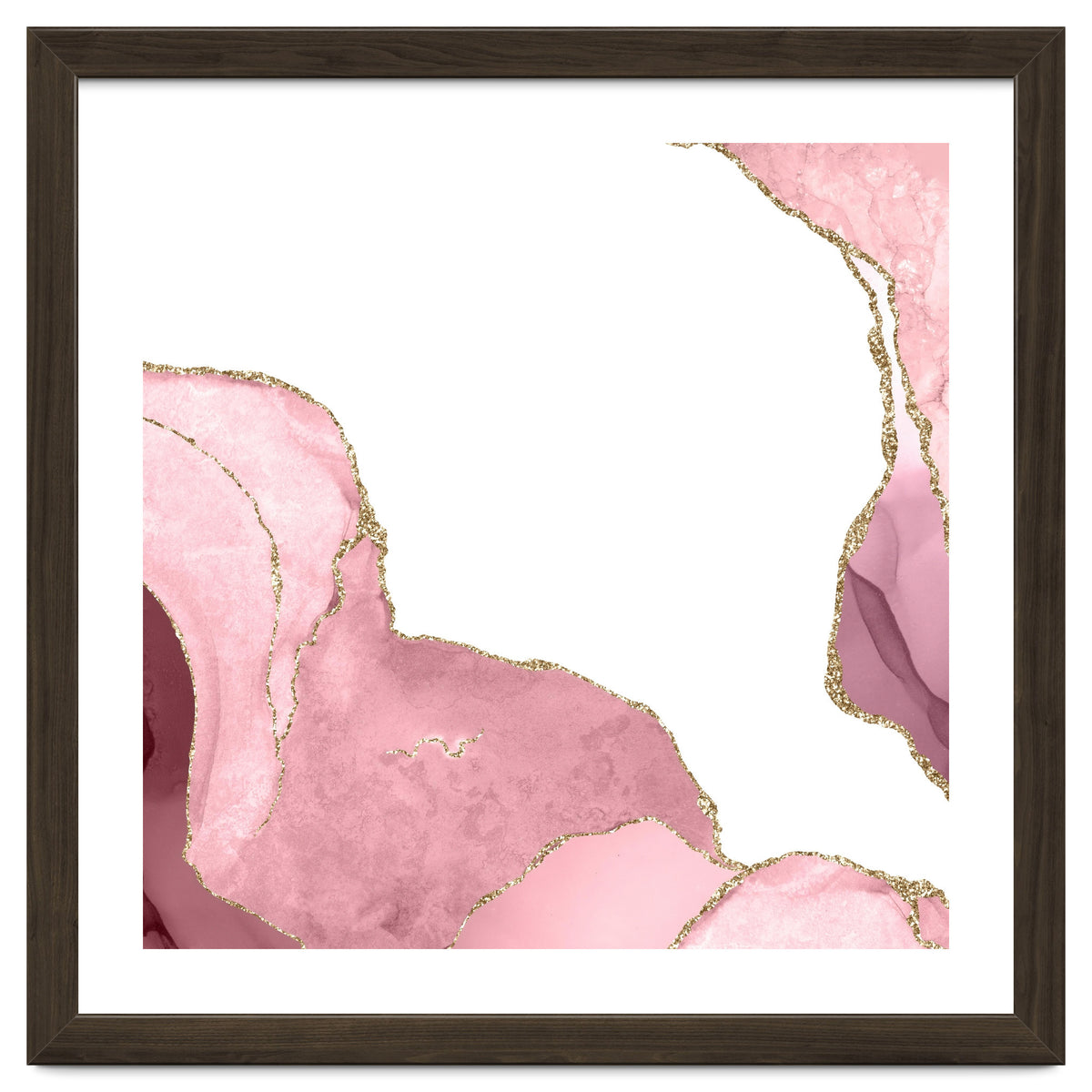 Blush & Gold Agate Texture 07