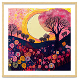 Folk Sunset Over Floral Hills thumbnail