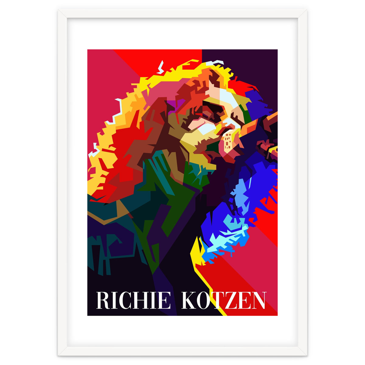 Richie Kotzen American Guitarist Singer Pop Art WPAP