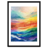 Vibrant Impasto Abstract Landscape Painting thumbnail