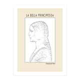 La Bella Principessa – Leonardo Da Vinci Ascii Art (Print Only) thumbnail