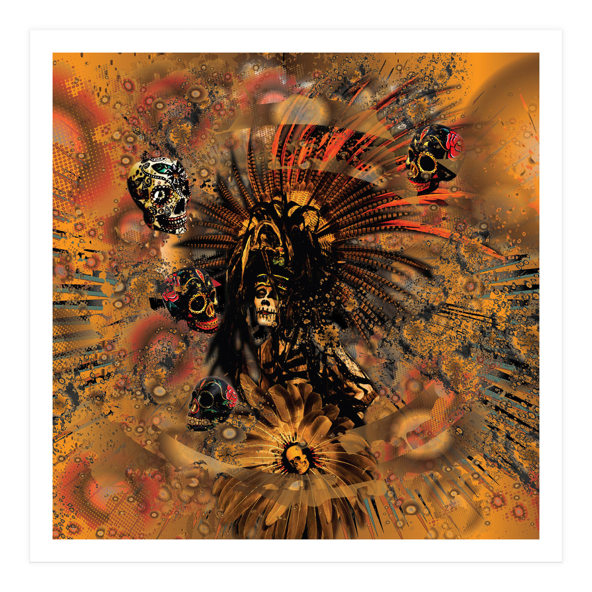 Day Of The Dead (Print Only)