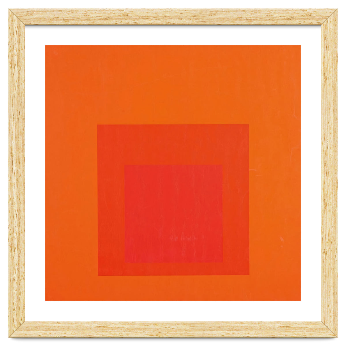 JOSEF ALBERS - HOMAGE TO THE SQUARE RED