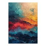 Abstract Textured Mountain Landscape (Print Only) thumbnail