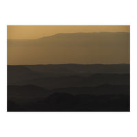 Sunrise over Ramon crater #2 (Print Only)