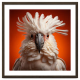 Close Up Portrait Of A White Cockatoo Parrot thumbnail