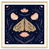 Moth And Flowers thumbnail