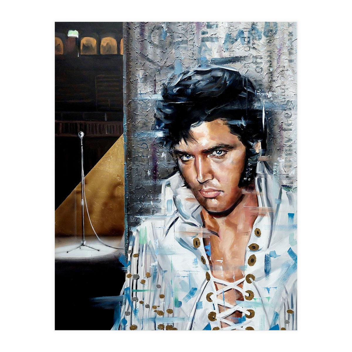 Elvis Has Left The Building (Print Only)