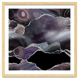 Black & Silver Glitter Agate Texture 01 thumbnail