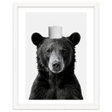 Bear, Toilet Paper Crown, Nursery Animal Art for Children thumbnail