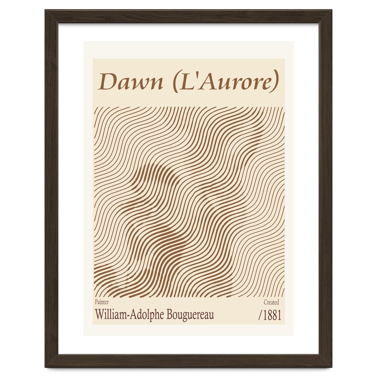 Dawn (l'aurore) – William Adolphe Bouguereau 1881