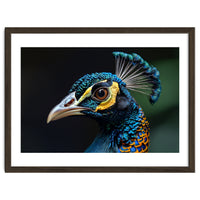 Close-up of a Peacock’s Head