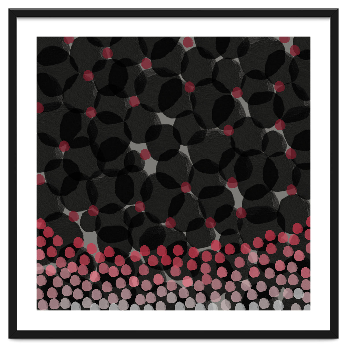 Dark Watercolor Florals