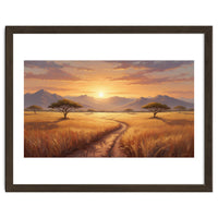 Golden Peak Sunset