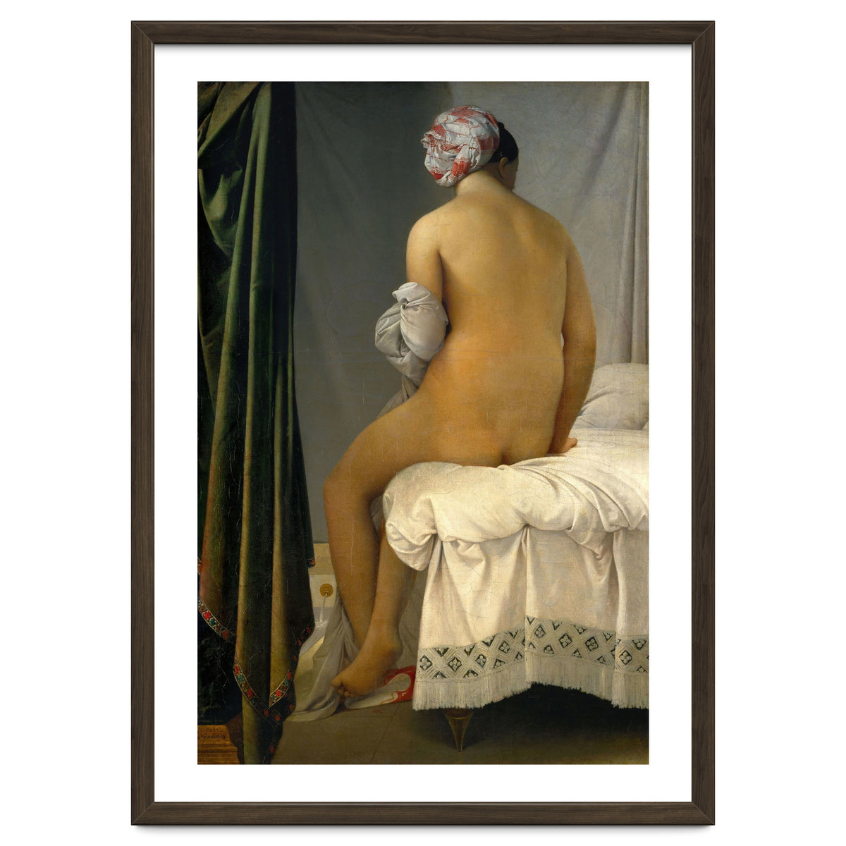 Jean Auguste Dominique Ingres / 'The Valpinçon Bather', 1806, Oil on canvas, 146 × 97,5 cm, RF 259.