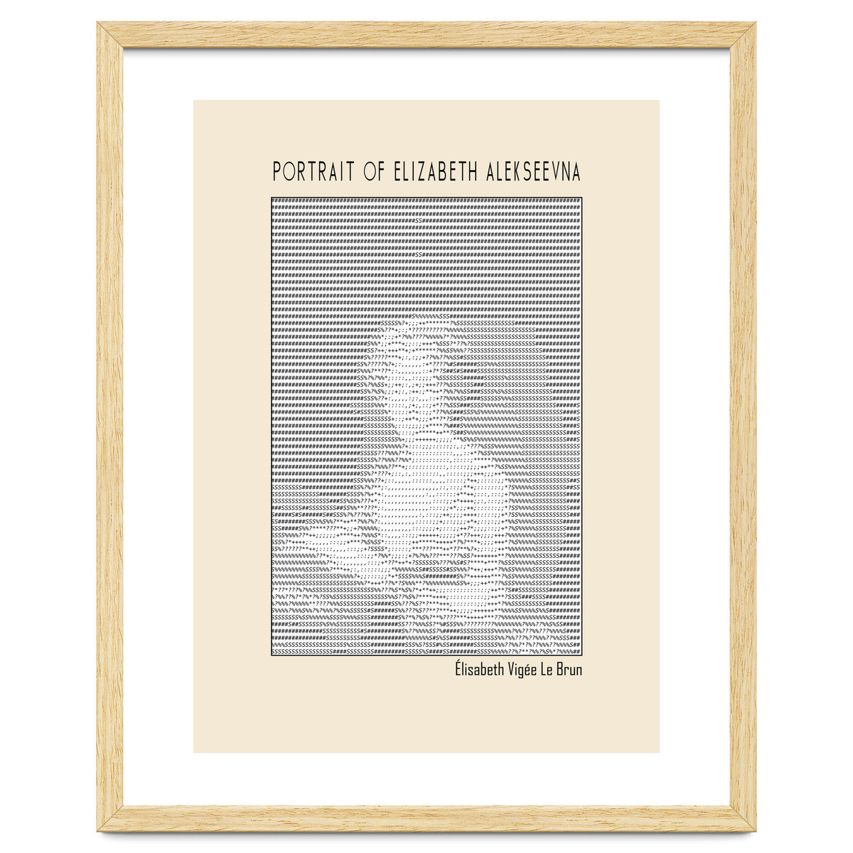 Portrait Of Elizabeth Alekseevna Wife Emperor Alexander I