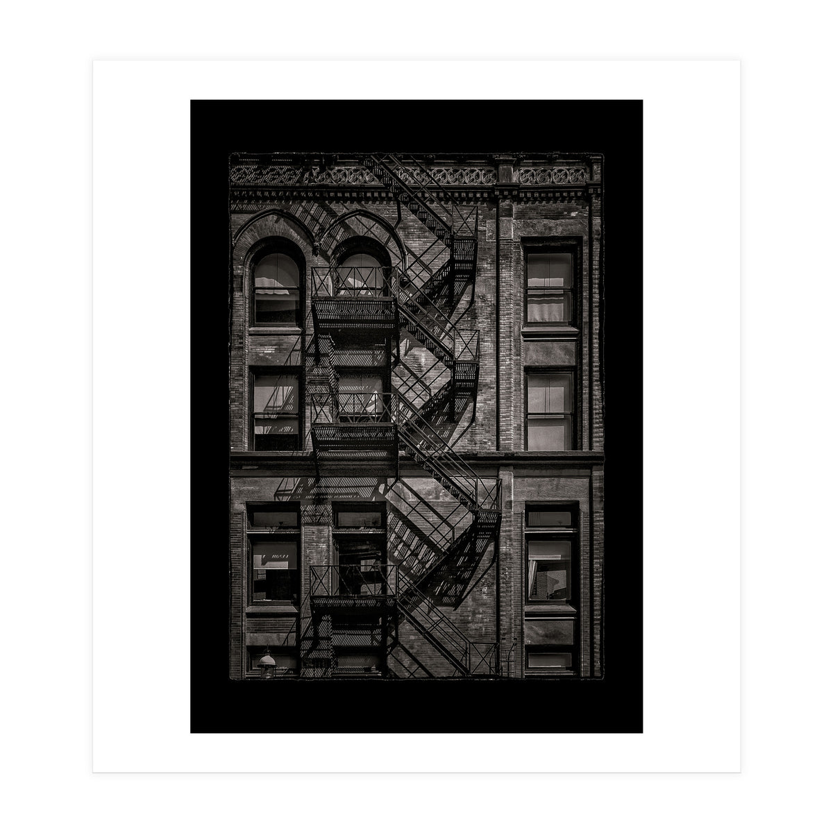 Gooderham Flatiron Building No 2 with Border (Print Only)