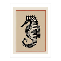 Striped Seahorse II (Print Only)