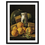 Luis Egidio Meléndez / 'Still Life of Oranges, Watermelon, a Pot, and Boxes of Cake', ca.  1760. thumbnail