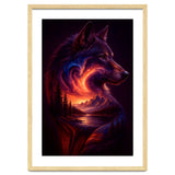 The Nebula Guardian Wolf of the Mountains thumbnail