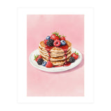 Berry Pancakes – Watercolor Breakfast Food (Print Only) thumbnail