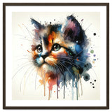 Colorful Kitten Portrait thumbnail