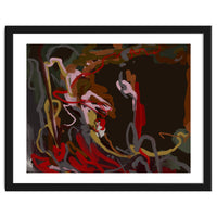 Abstract Fluidity oil painting