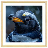Macro view of a Penguin with Water Droplets thumbnail