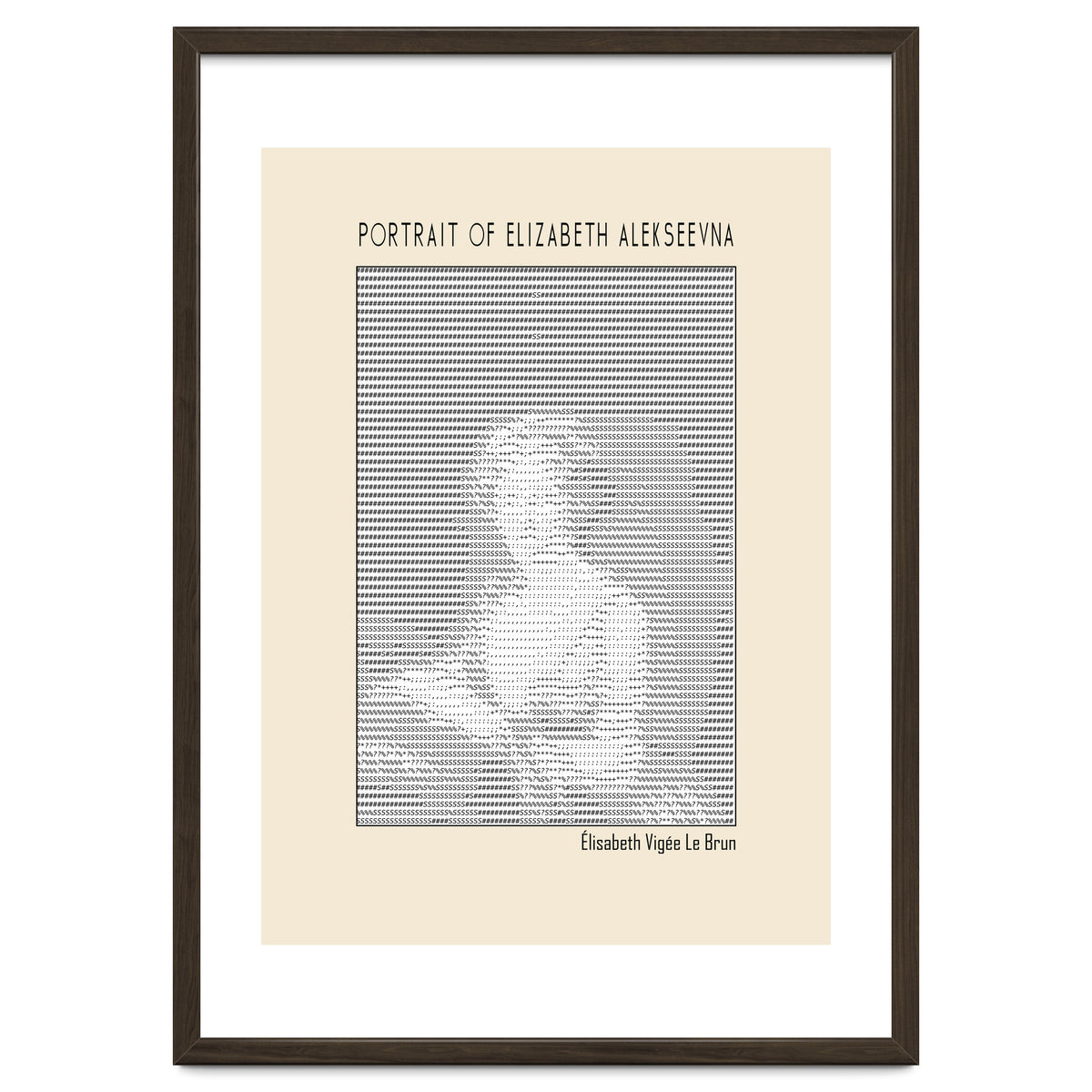 Portrait Of Elizabeth Alekseevna Wife Emperor Alexander I