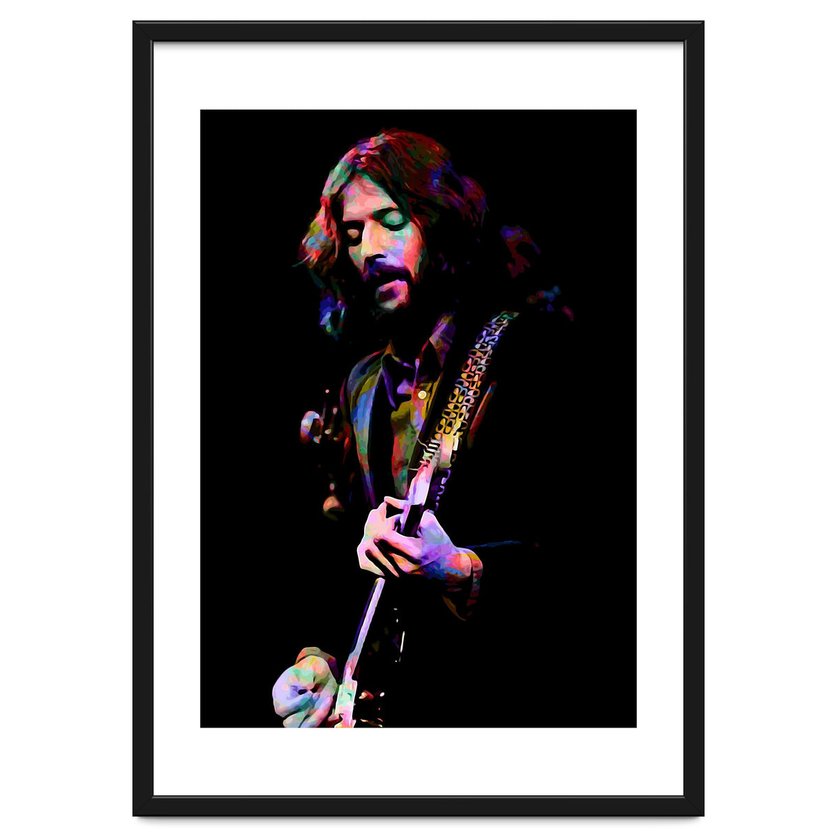 Eric Clapton Rock and Blues Guitarist Legend v3