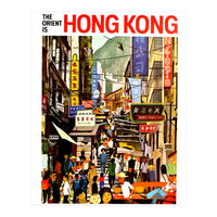 Hong Kong, in People Crowd (Print Only)