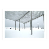 Sunshade site in the winter beach (Print Only) thumbnail