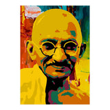 Mahatma Gandhi Colorful Abstract Art (Print Only) thumbnail