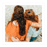 Soul Sisters | Modern Bohemian Friendship BFF Fashion | Friends Companion Summer Travel Painting (Print Only) thumbnail