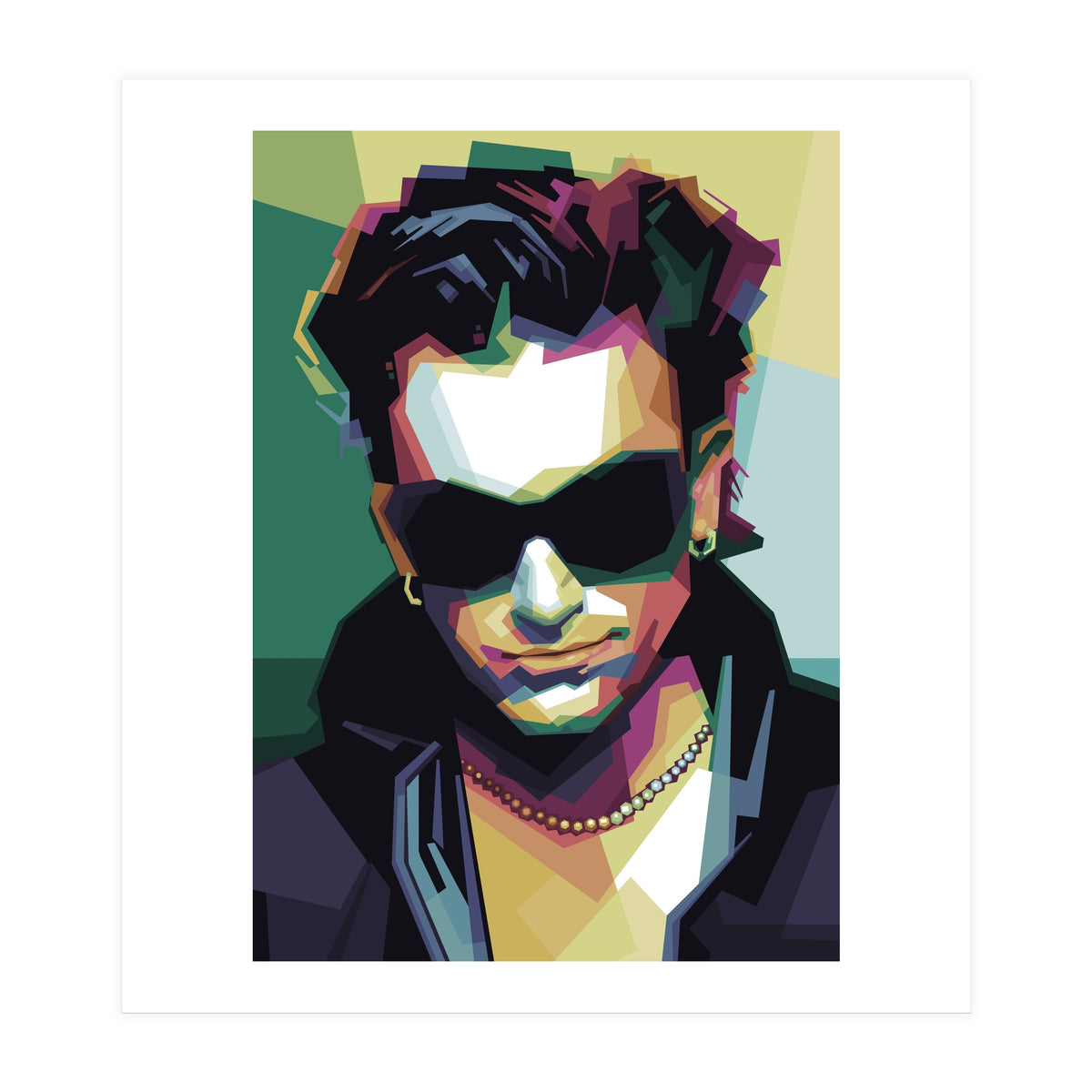 Bono Pop Art WPAP (Print Only)