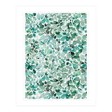 Leaffy Eucalyptus Botanical Leaves Green (Print Only) thumbnail