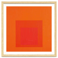 JOSEF ALBERS - HOMAGE TO THE SQUARE RED