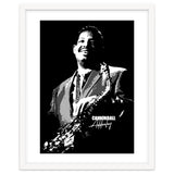 Cannonball Adderley American Jazz Saxophonist in Grayscale thumbnail