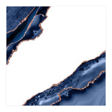 Navy & Rose Gold Agate Texture 27 (Print Only) thumbnail