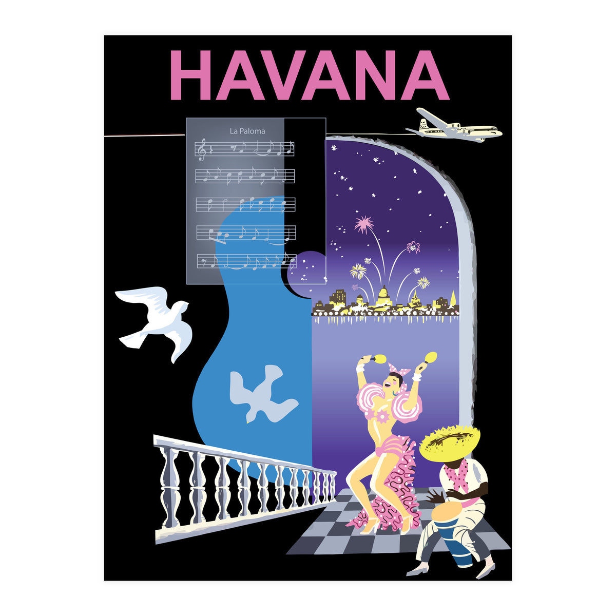 Havana, Dancing Nights, Cuba (Print Only)