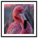 Pink Flamingo Bird Close Up Portrait thumbnail