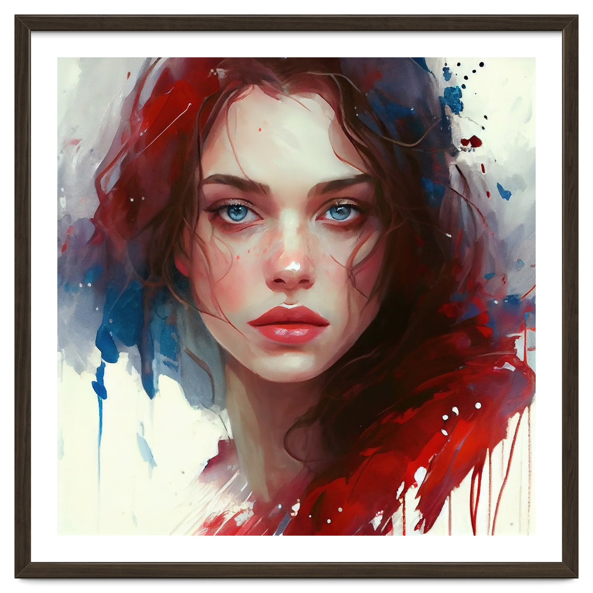 Modern Fairy Tale Blue Eyed Portrait