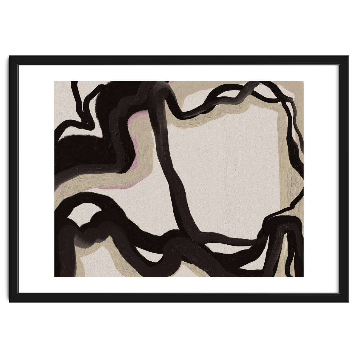 Time oil painting abstract