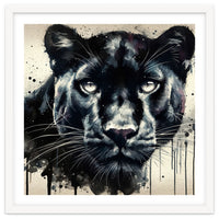 Watercolor Panther