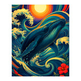 Whale Ocean Wave (Print Only) thumbnail