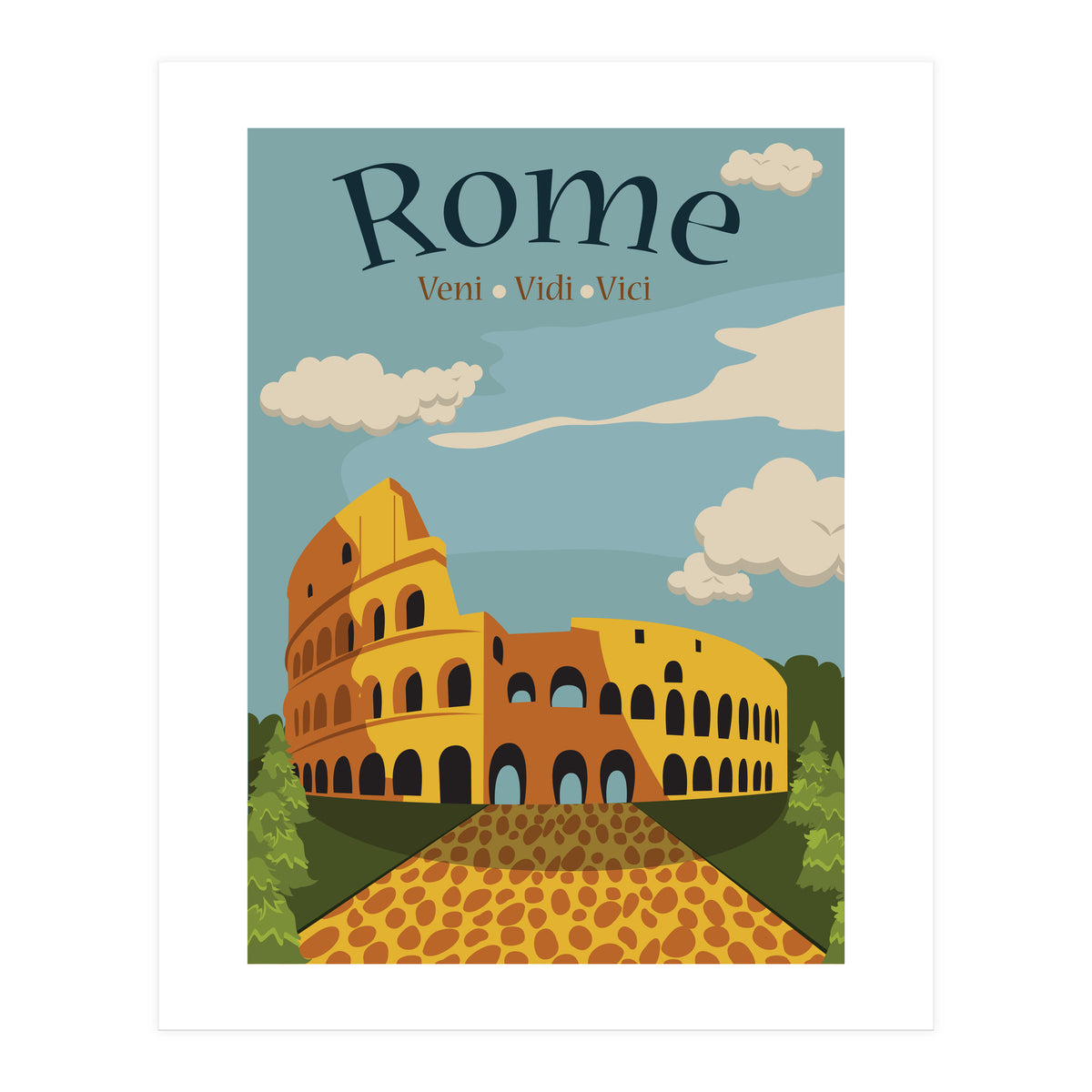 Rome, Colosseum, Italy (Print Only)