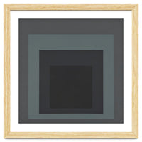 JOSEF ALBERS - HOMAGE TO THE SQUARE BLACK GREY