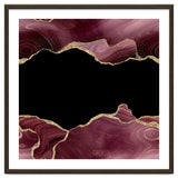 Burgundy & Gold Glitter Agate Texture 04 thumbnail