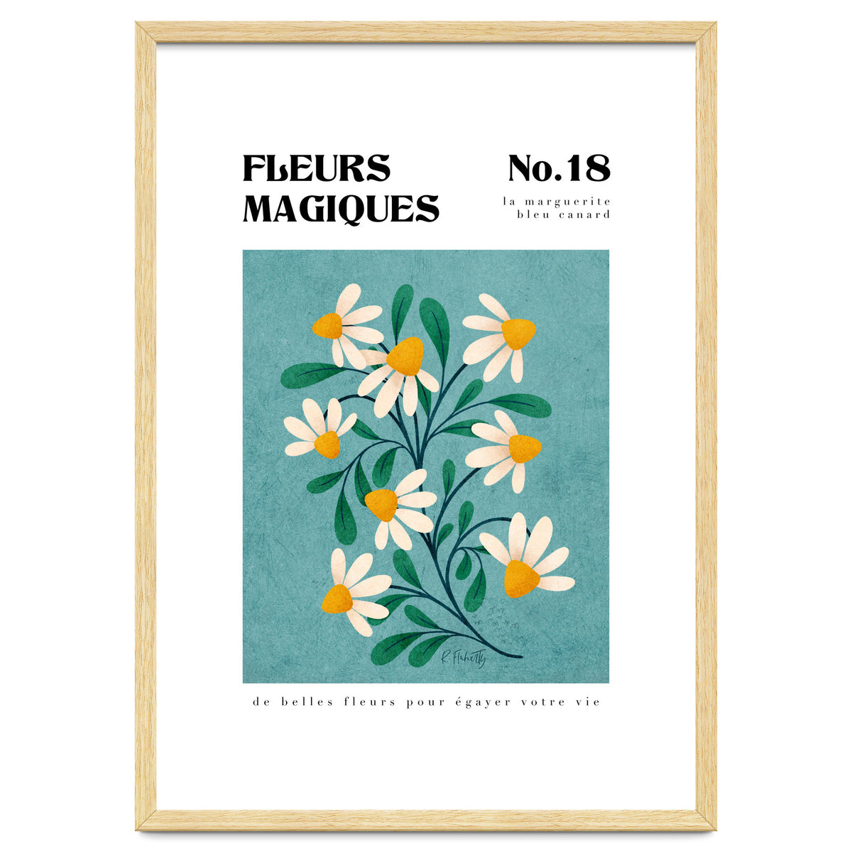 Magical Flowers No.18 Duck Egg Daisies