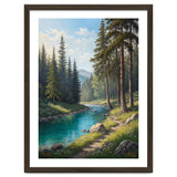 Serene Alpine Forest River Landscape thumbnail